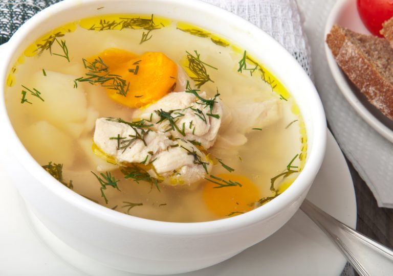 Receta Caldo De Pollo Con Verduras Vivir Mejor