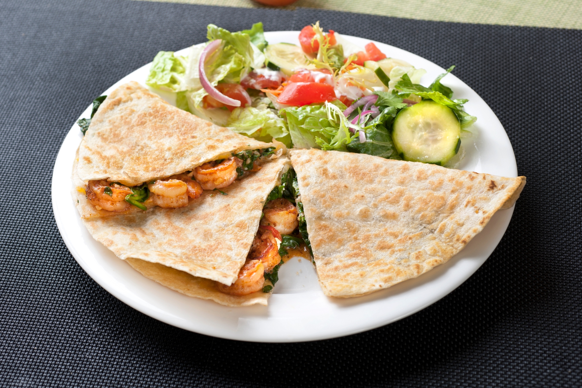 Quesadillas de camarón