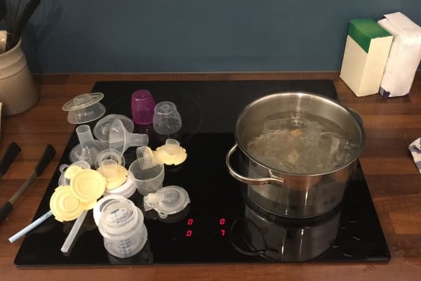 ¿Cómo esterilizar los artículos de alimentación?