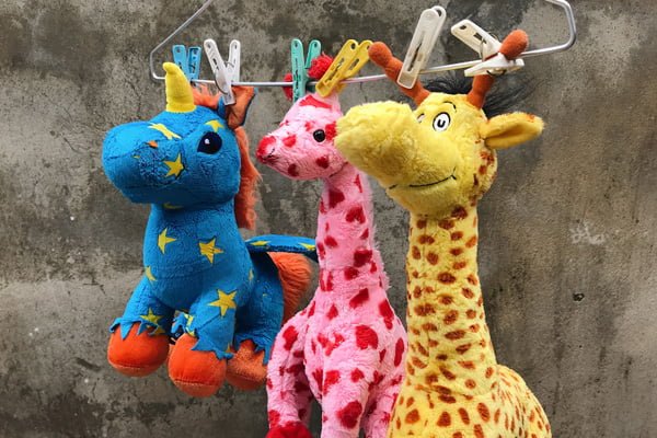 limpieza de juguetes de peluche