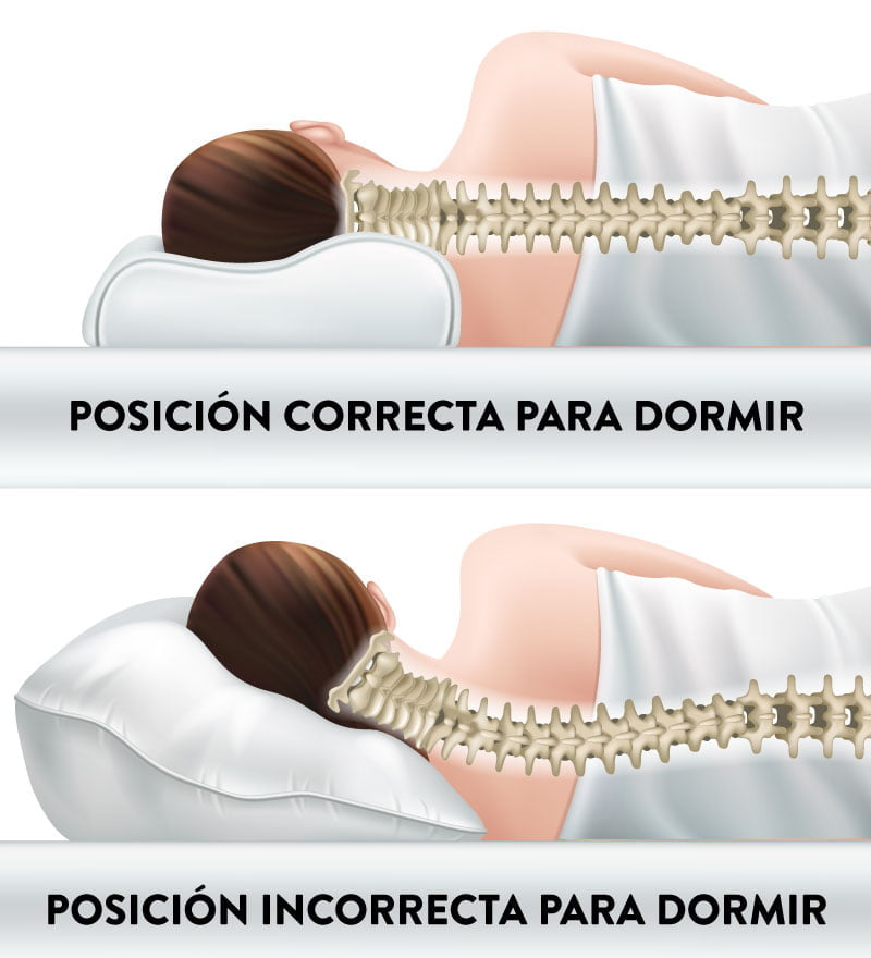 posición correcta para dormir