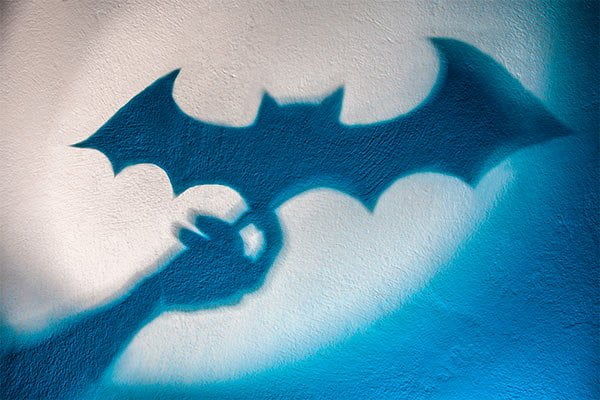 Señal de Batman para su disfraz