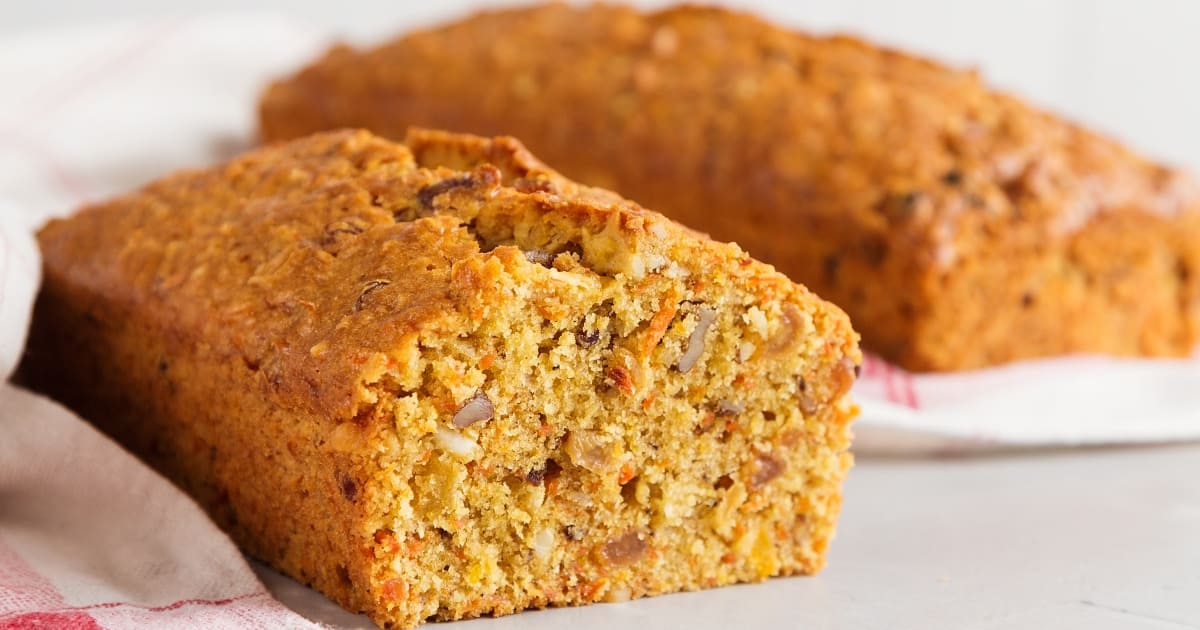 Receta de pan de zanahoria