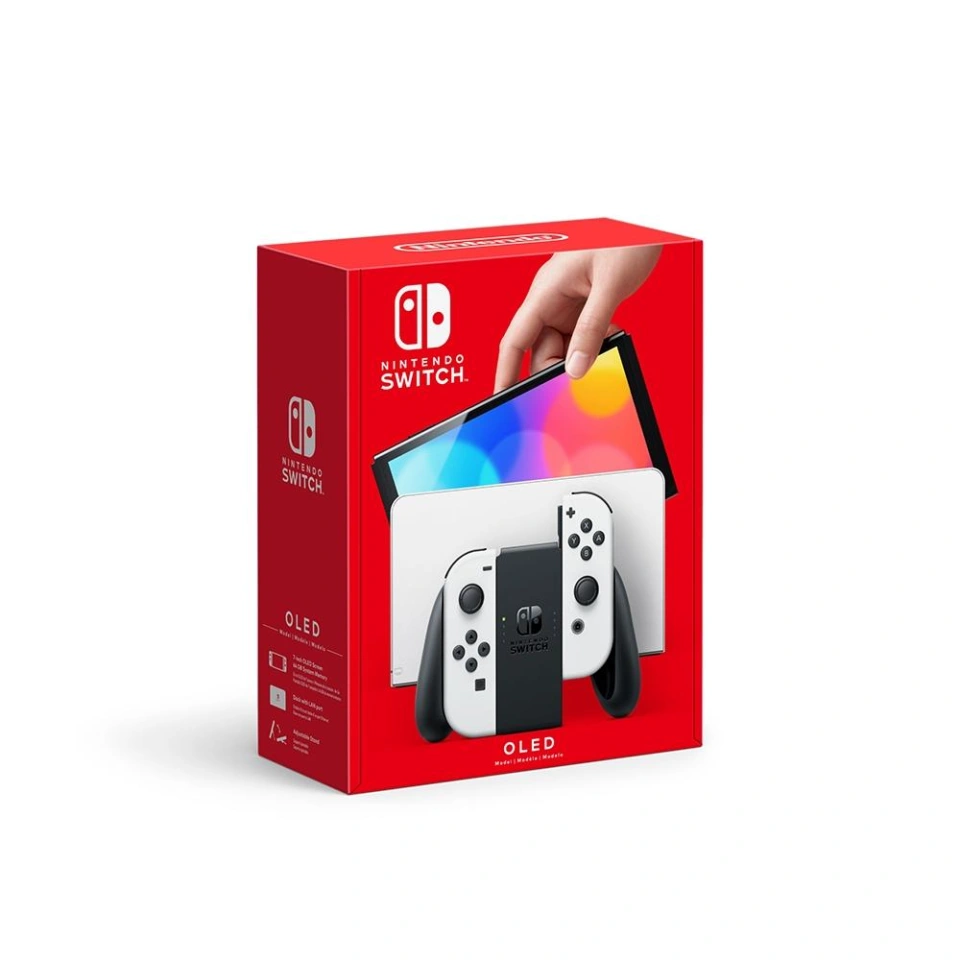 nintendo switch oled blanco
