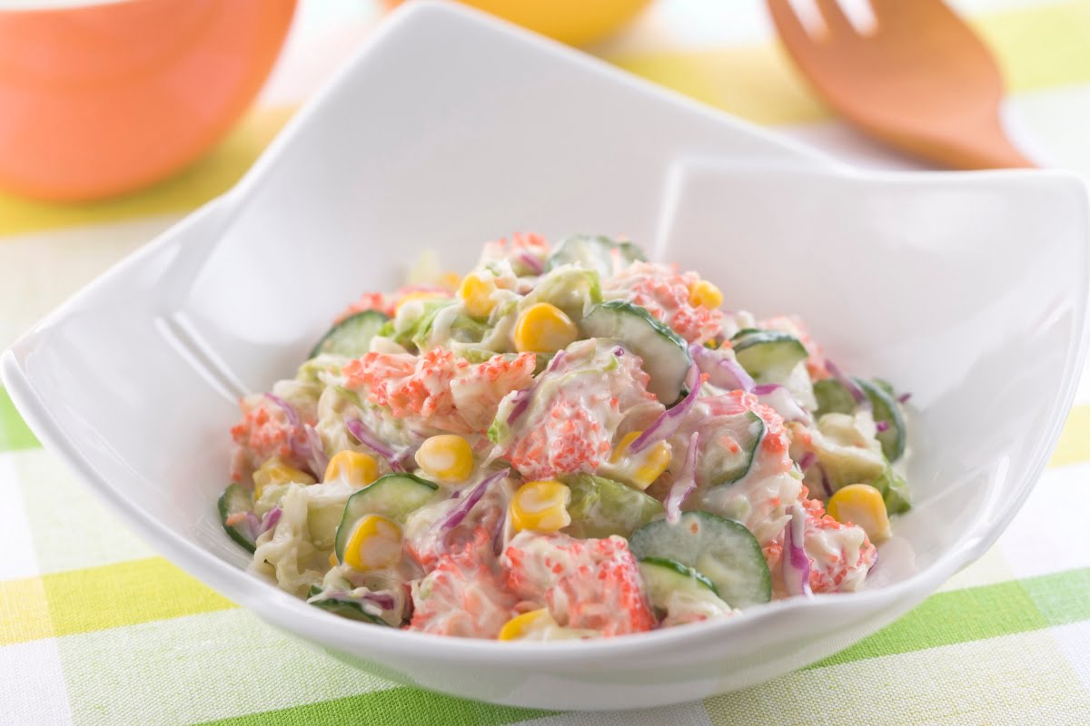 Ensalada de surimi receta