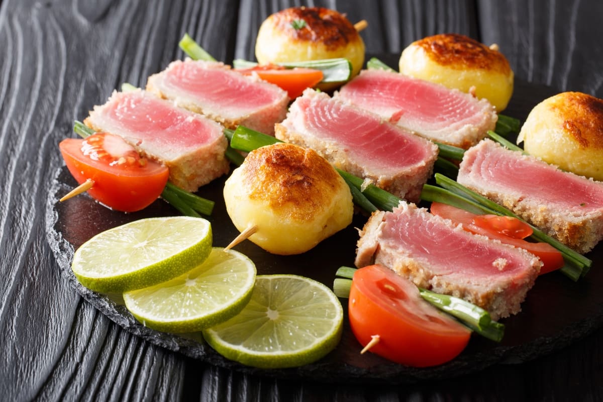 El atún, más un toque de limón, ¡es delicioso!