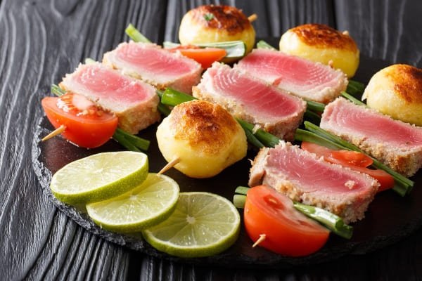 Atún macerado al limón