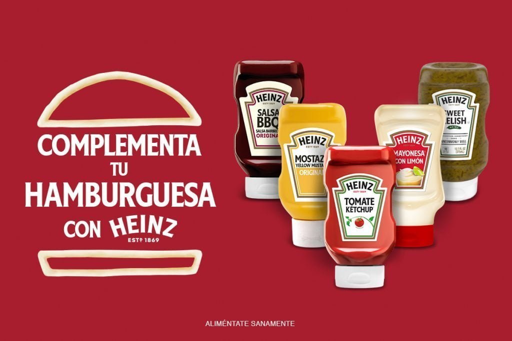 Hamburguesa Garibaldi con Heinz
