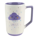 Taza Mainstays de cerámica 520 ml Nube Morado