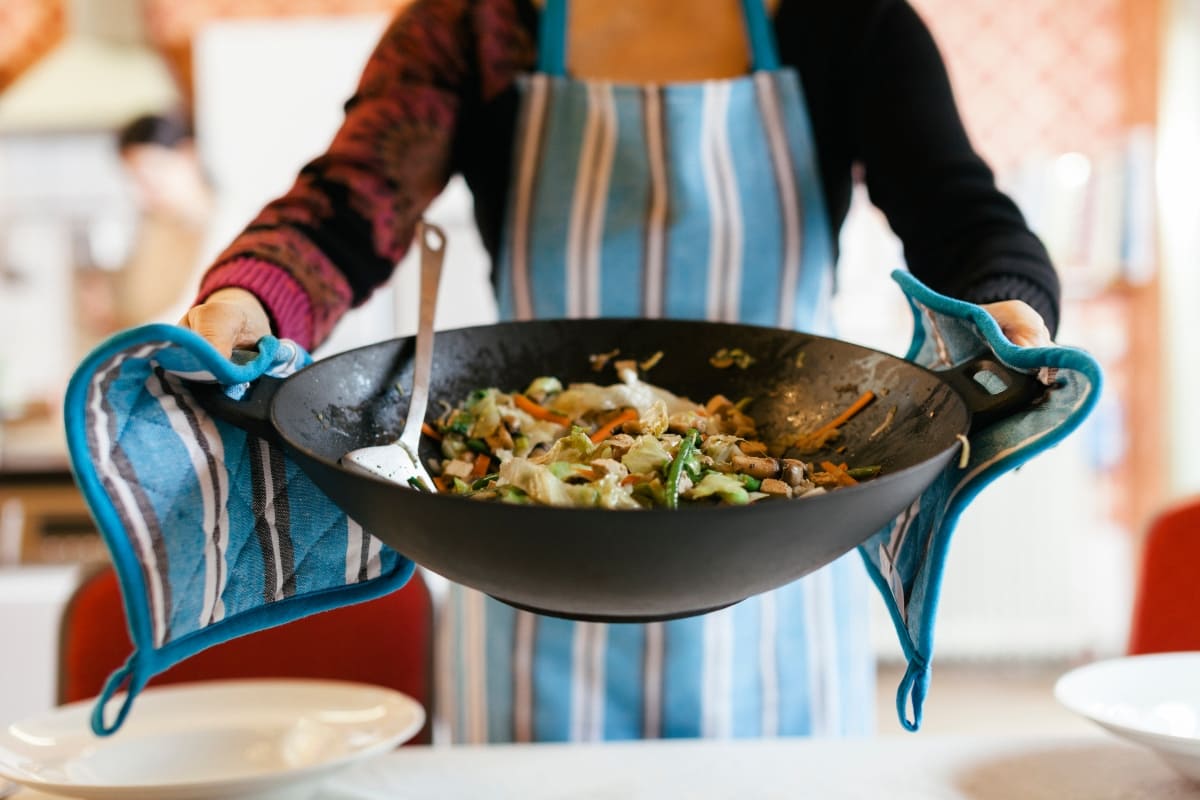 Y prepara auténticas recetas orientales.