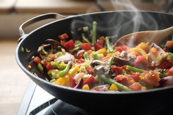 Verduras al wok