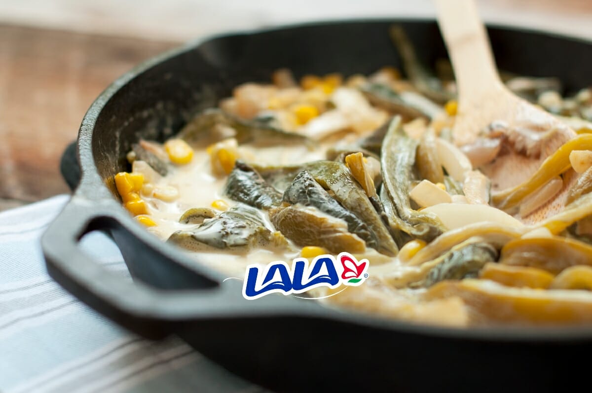 Rajas-con-crema-receta