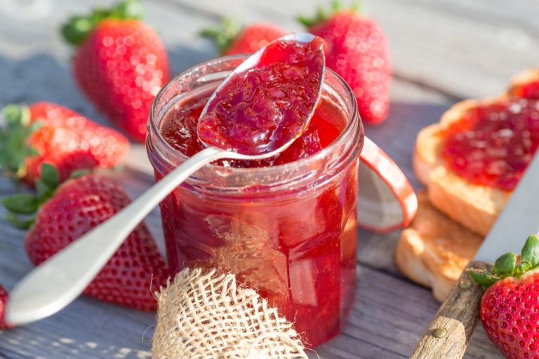 Mermelada de fresa casera