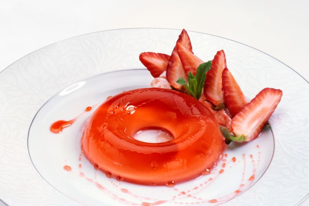 receta de gelatina de fresa natural