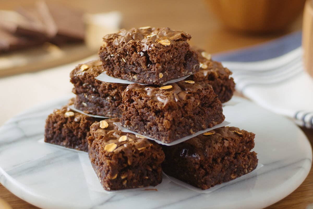brownie de avena quaker