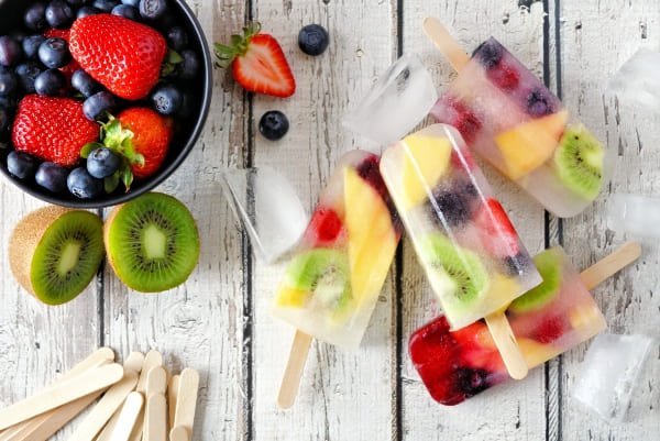 Popsicles de frutas