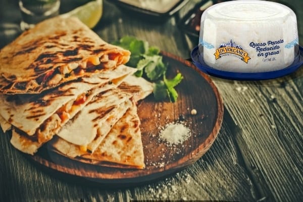 Quesadillas con queso Los Volcanes