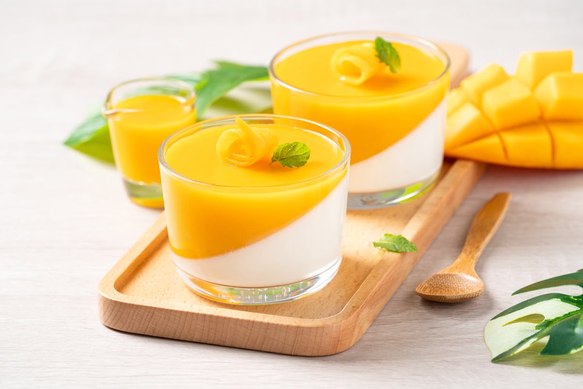 Gelatina de mango