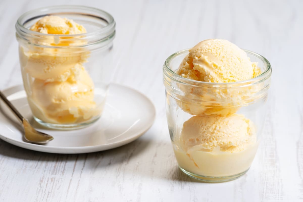 helado de cerveza casero