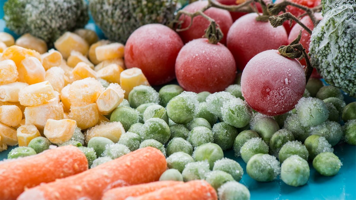 Congelar frutas y verduras