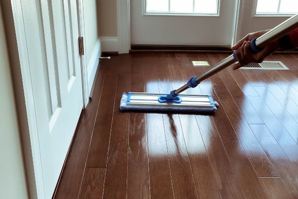 Limpiar piso de madera