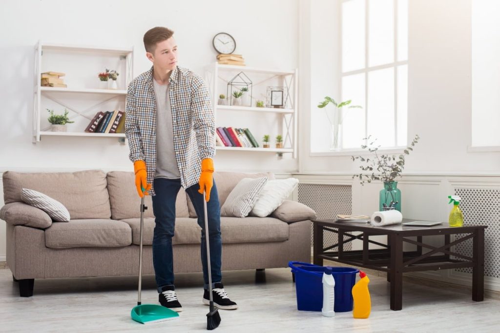 limpiar el piso