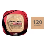 Polvo compacto L'Oreál Paris Infallible 24h fresh wear 120 vanilla 9 g