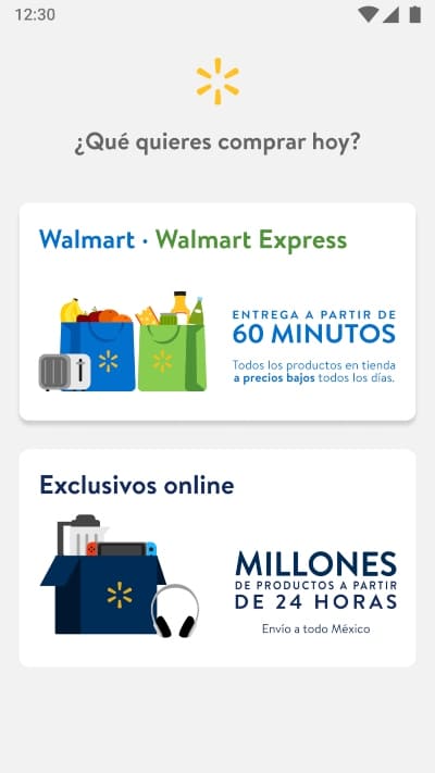Pre home app Walmart