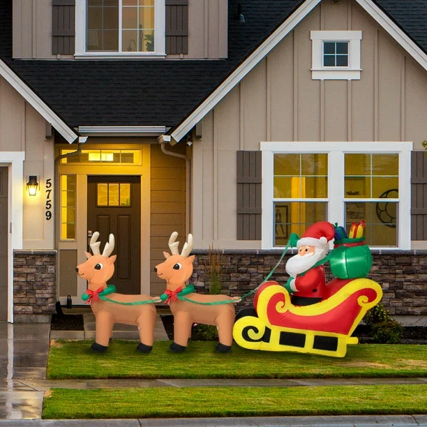 Inflable de Navidad para decoración exterior