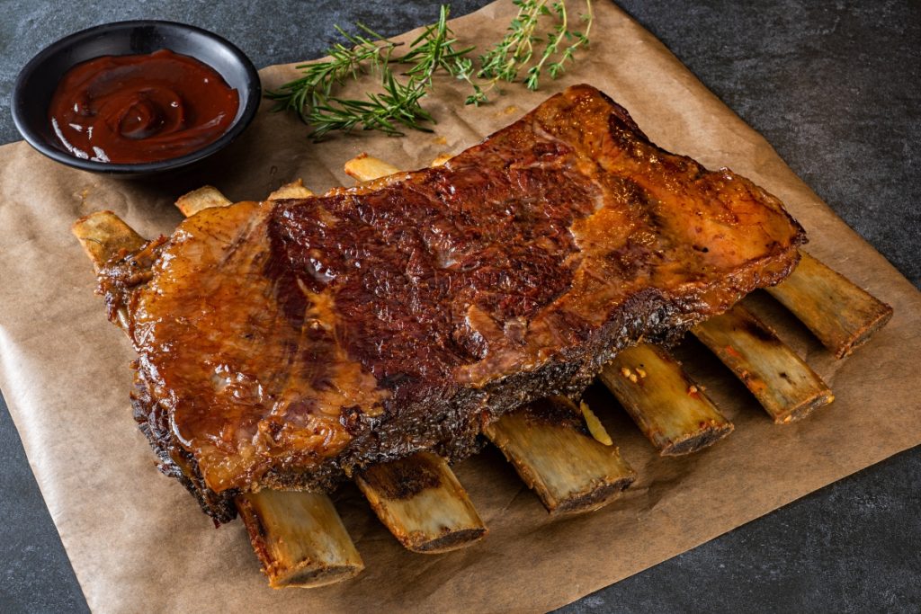 Costillas de cerdo al carbón