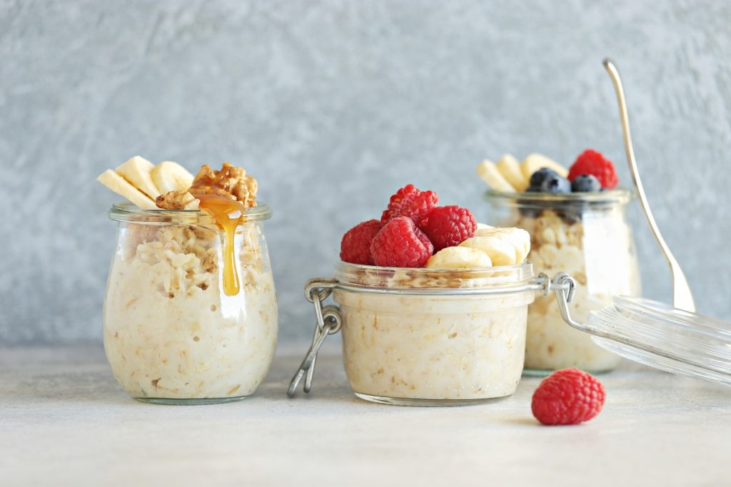 Overnight oats con proteína