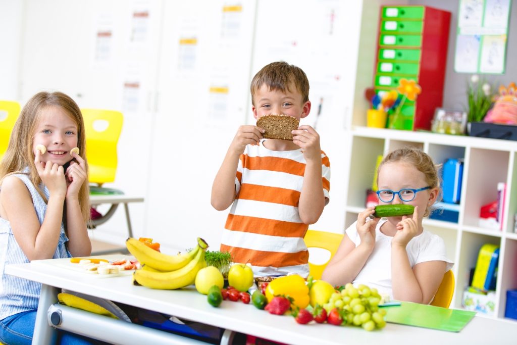 Snacks para niños de preescolar