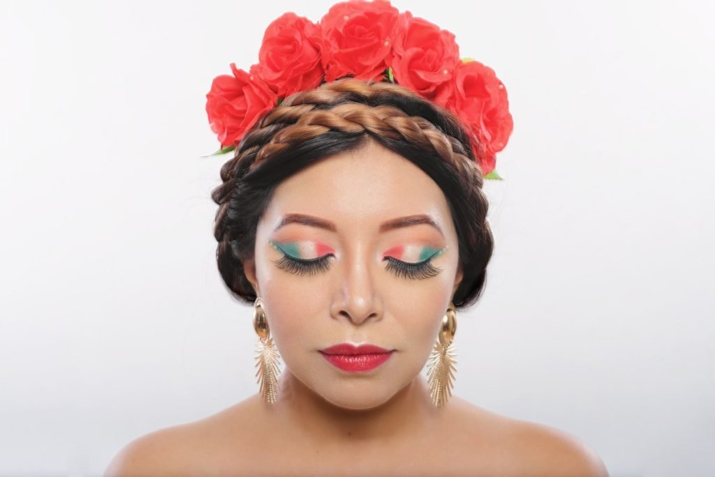 maquillaje y vestuario para celebrar las fiestas patrias