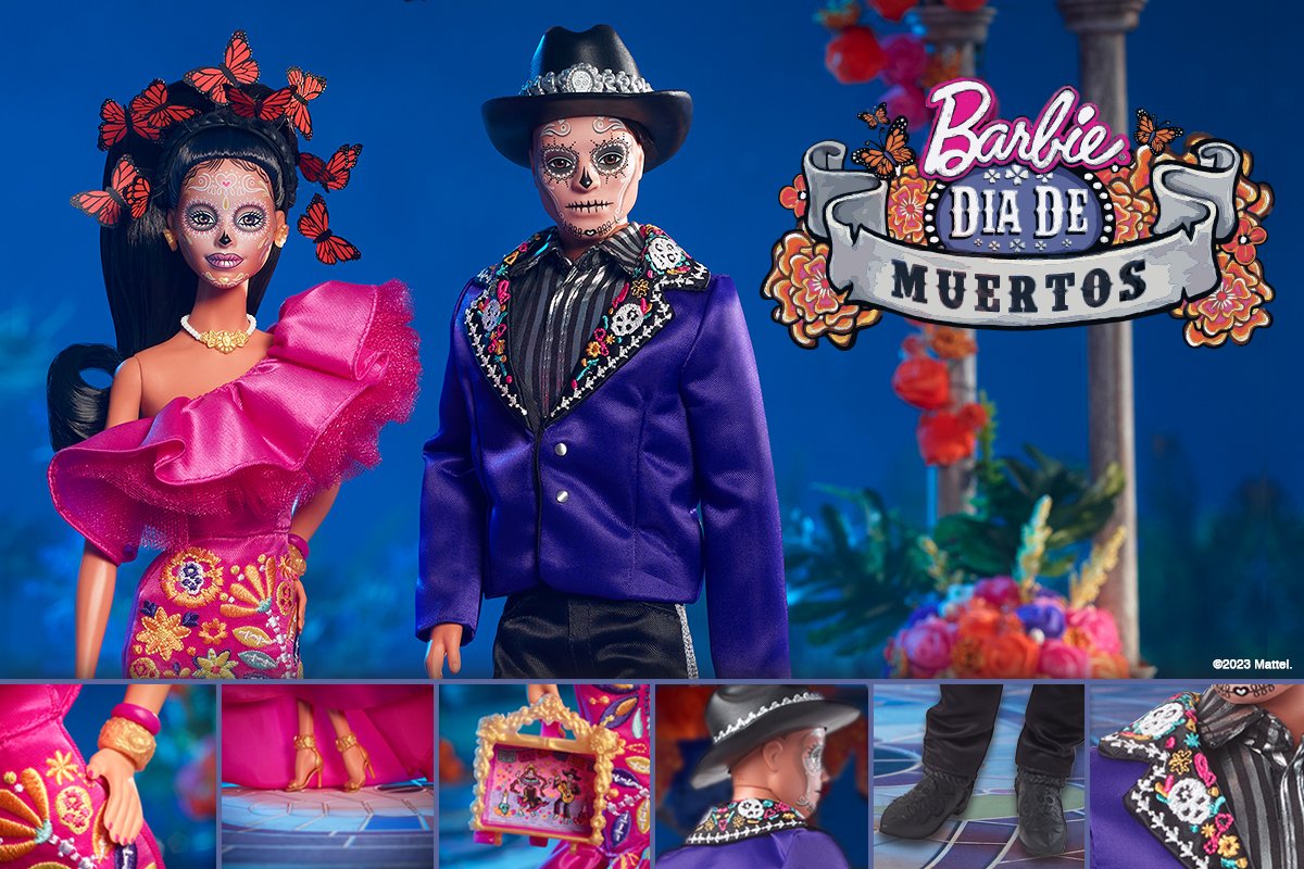 Barbie Día de Muertos 2023, Ken Día de Muertos 2023