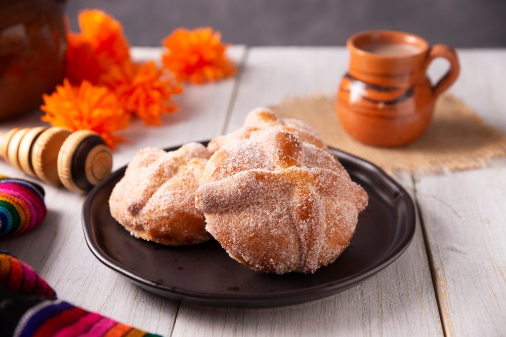 Pan de muerto vegano