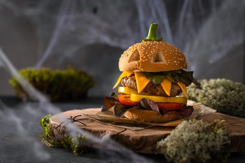 Hamburguesas de Halloween