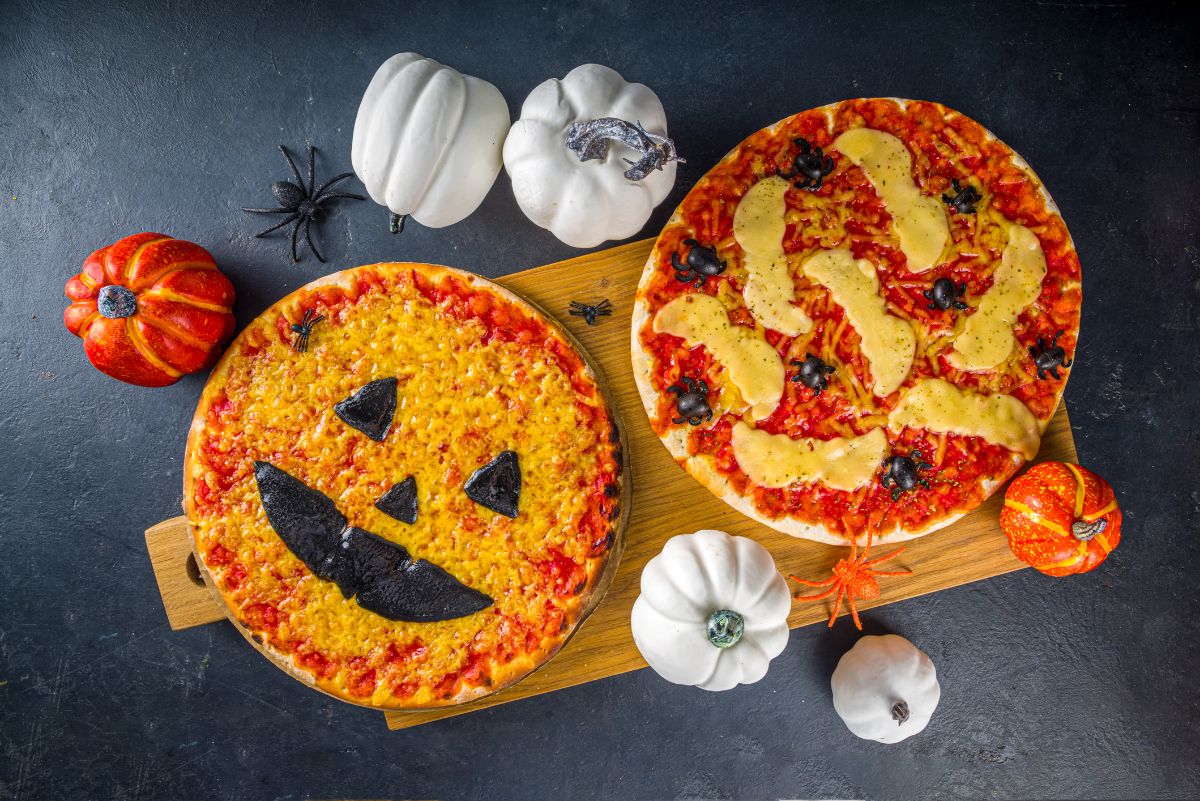 pizza de halloween