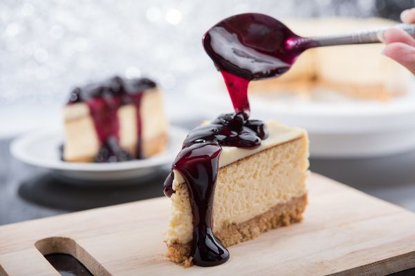 cheesecake de blueberries