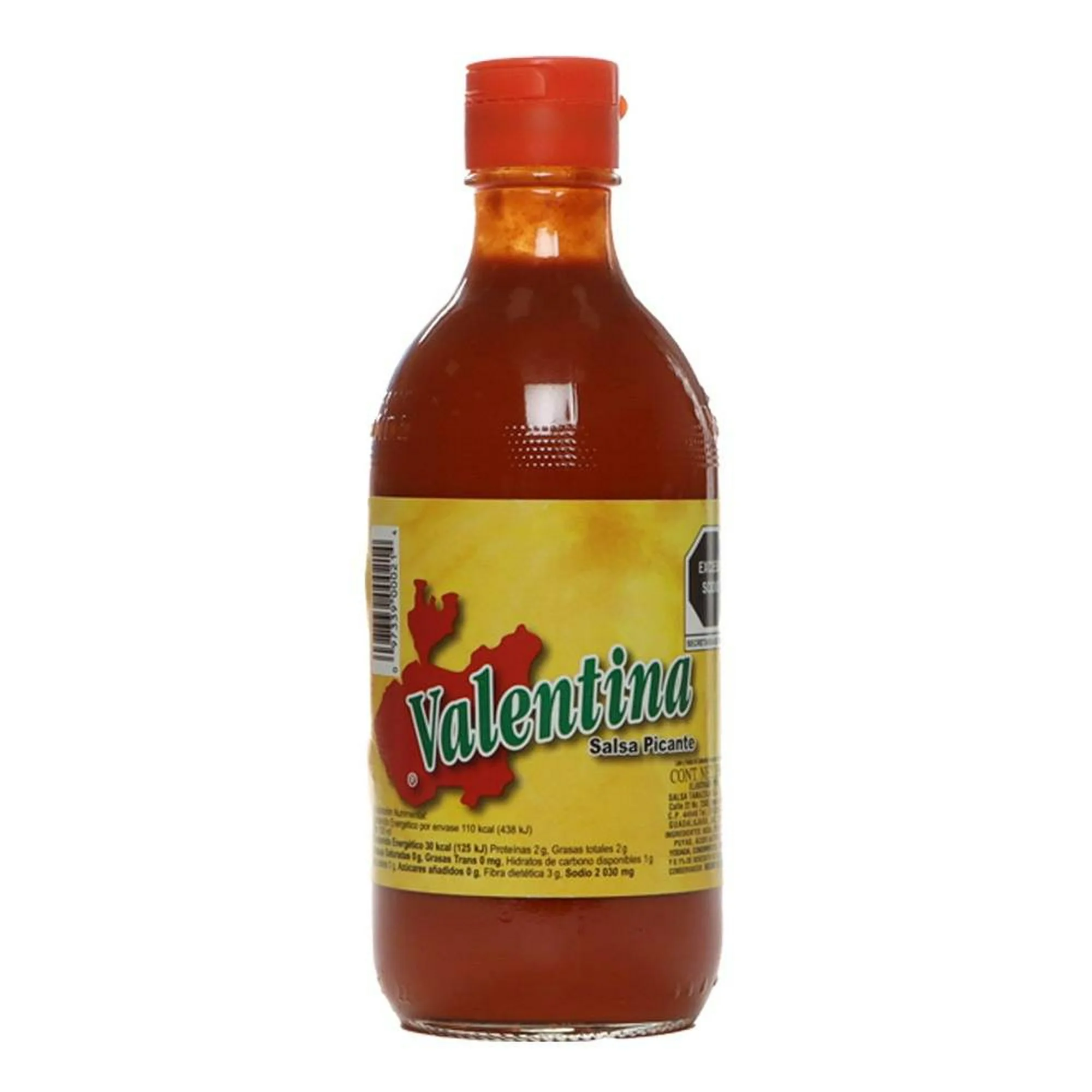 Salsa picante Valentina etiqueta amarilla