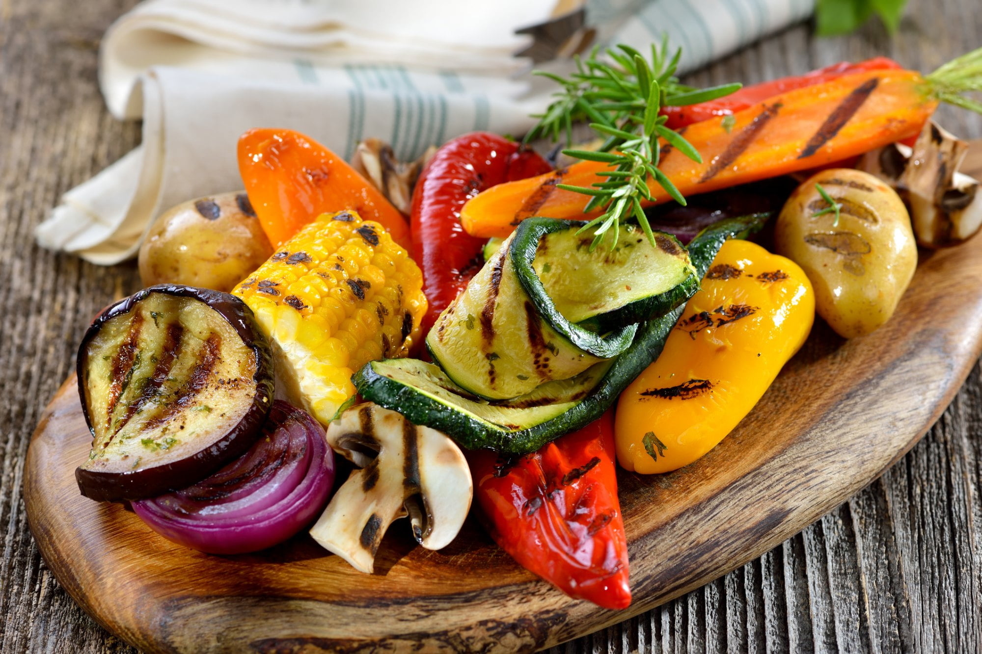 Ensalada de vegetales asados