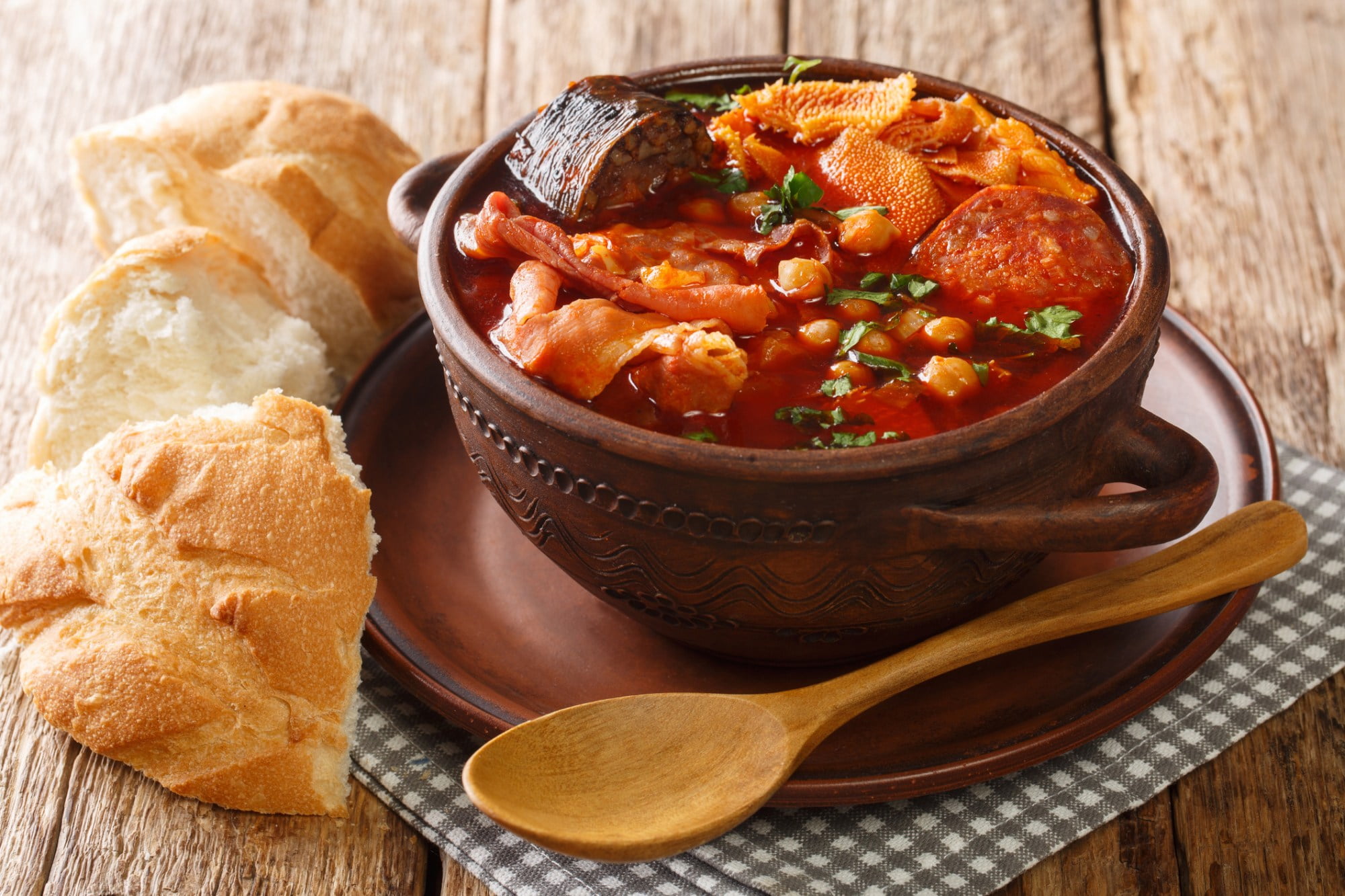 Caldo de pancita de res