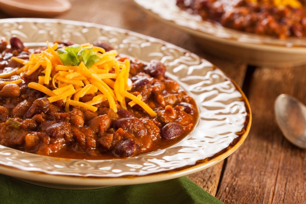 Chile con carne estilo Tex-Mex