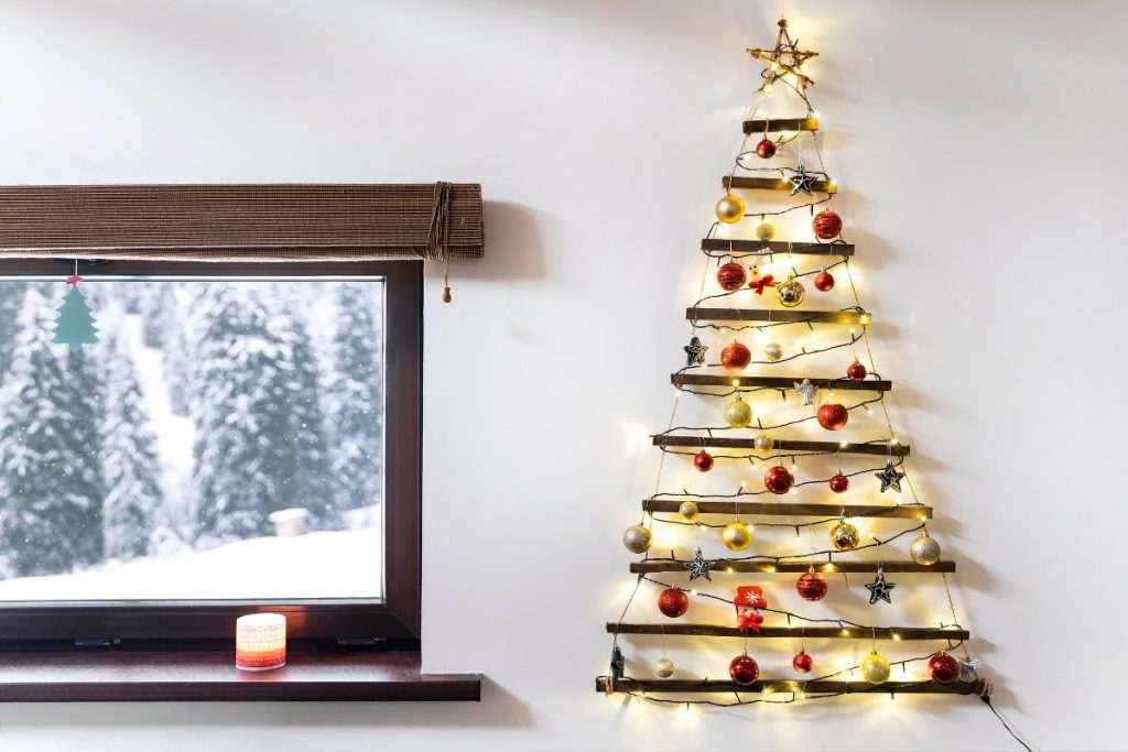 árbol de Navidad en la pared 2