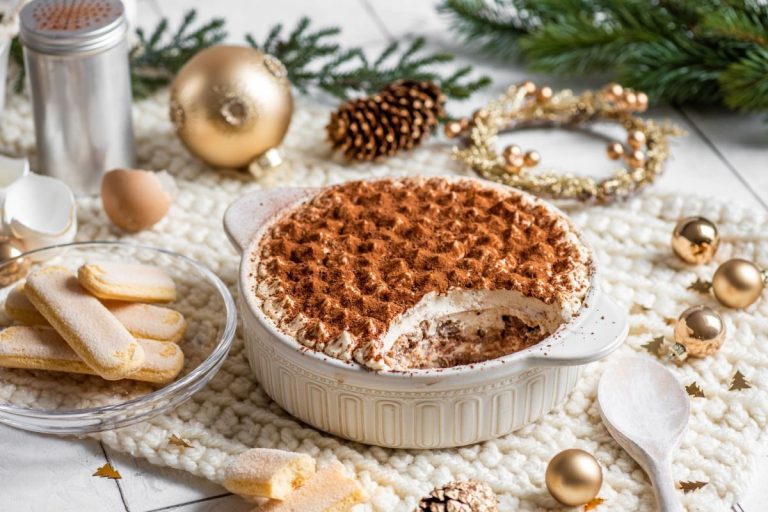 tiramisú navideño