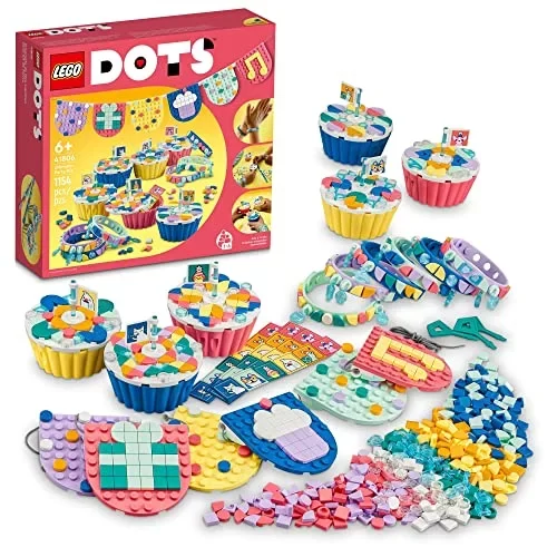 Kit de fiesta LEGO DOTS Ultimate 41806, Arts & Crafts, cumpl