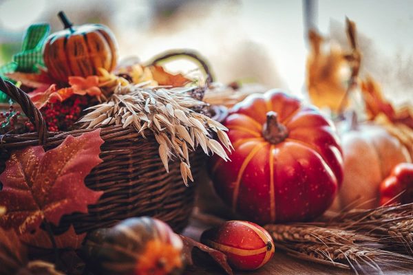 Decoración con calabazas para vestir tu casa de otoño.